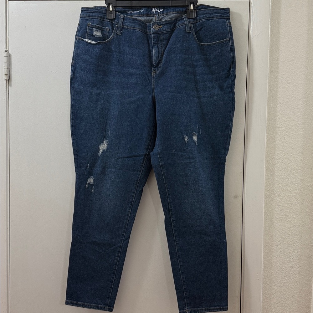Style & Co. Curvy Skinny Leg Denim